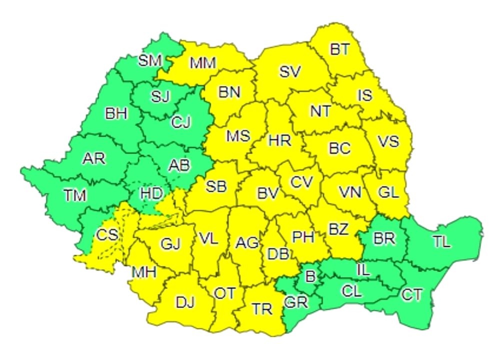 Va continua sa plouă in aproape toata țara