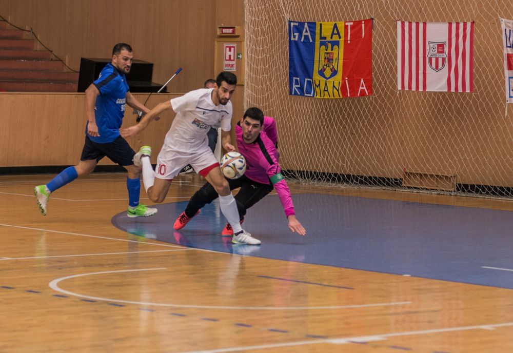 United Galați a învins cu 3-0 pe Luceafărul Buzău în etapa a XI-a din Liga I la futsal