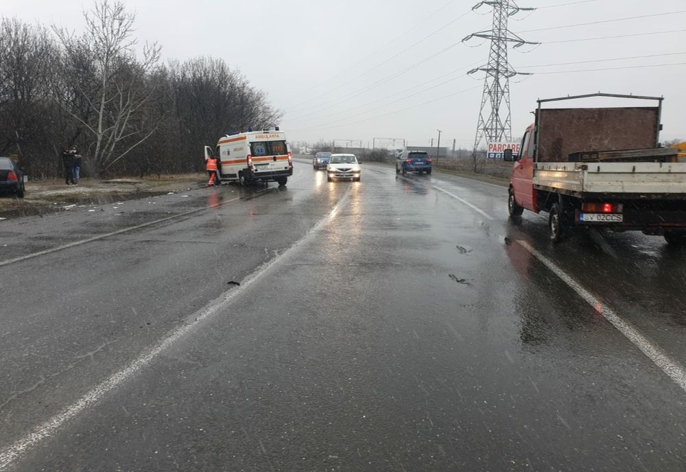 Galerie foto: Accident cu o victimă la ieșirea din municipiul Buzău