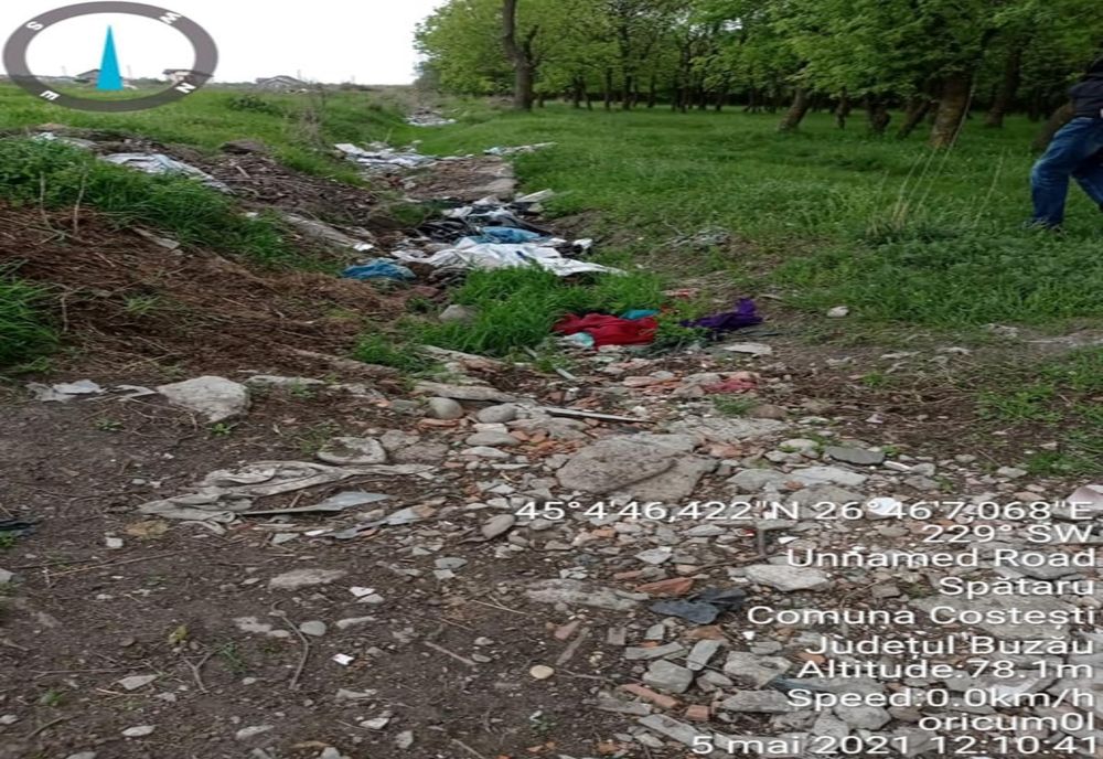 Galerie foto: Primăria Costesti amendată de Garda de Mediu cu 15.000 lei