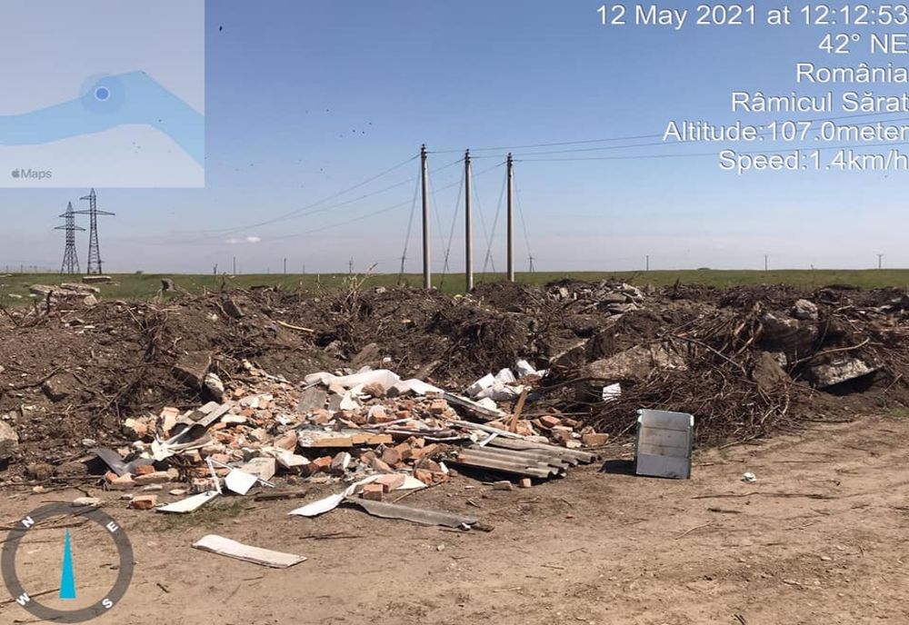 Primăria municipiului Rm. Sărat amendată de Garda de Mediu