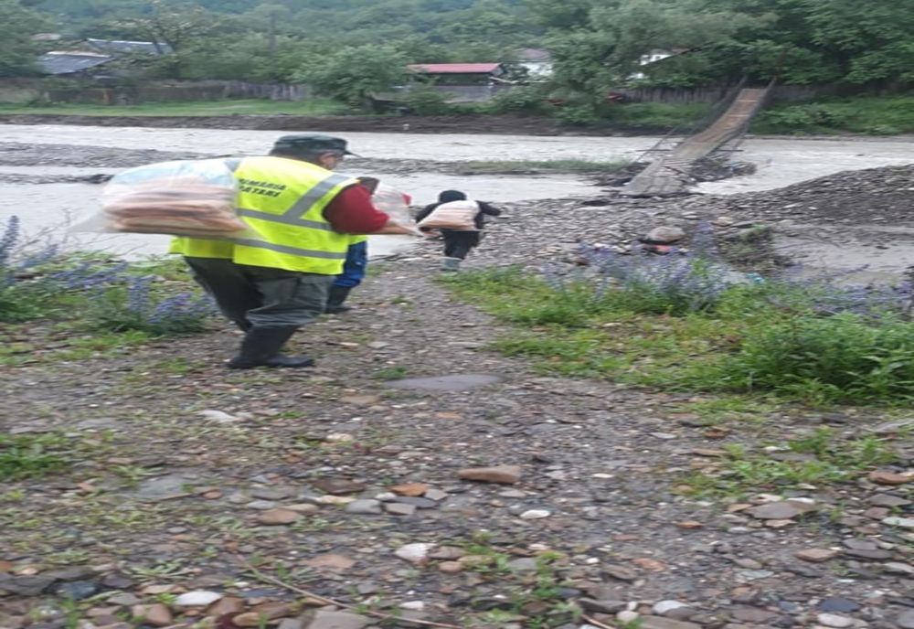 Foto+video: Probleme din cauza ploilor abundente în județul Buzău