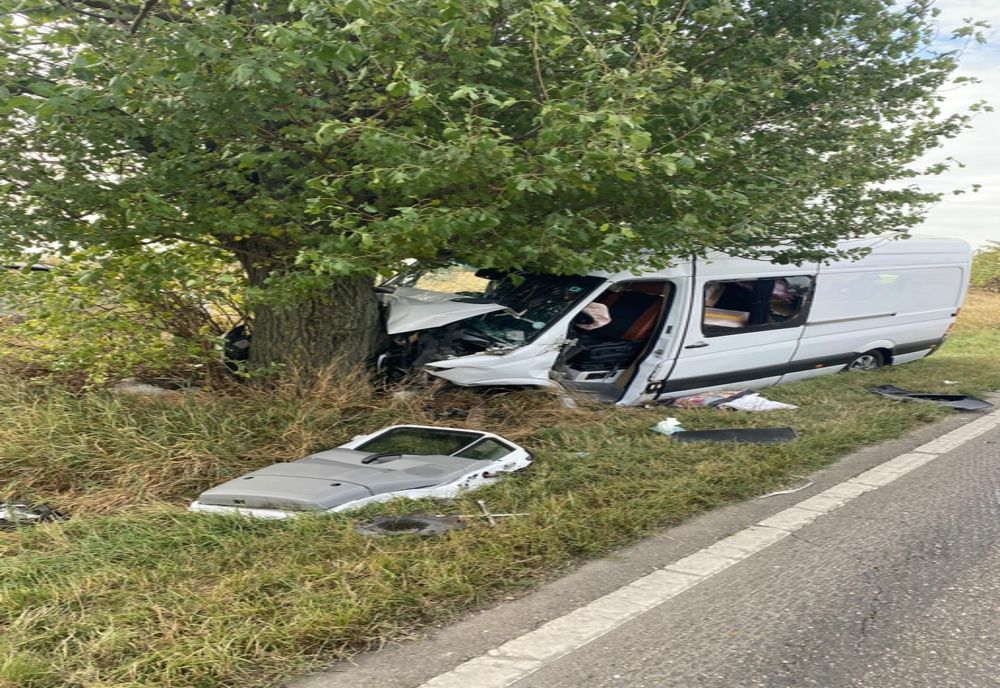 Accident rutier pe DN1B 