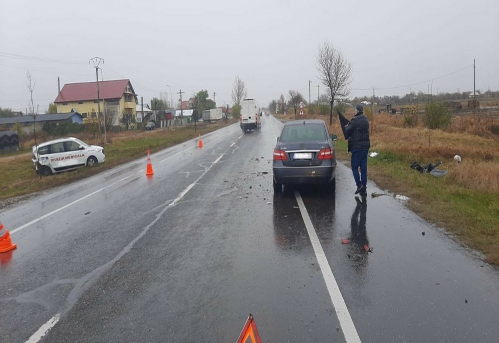 Accident la ieșire din Spătaru