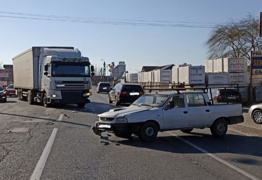 Accident pe Șoseaua Nordului, în municipiul Buzău