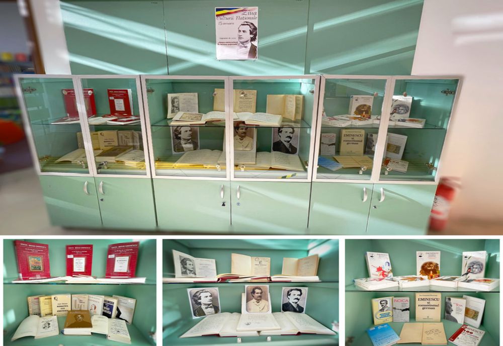 Expoziţie dedicată poetului naţional Mihai Eminescu, la Biblioteca Judeţeană ”V. Voiculescu” Buzău