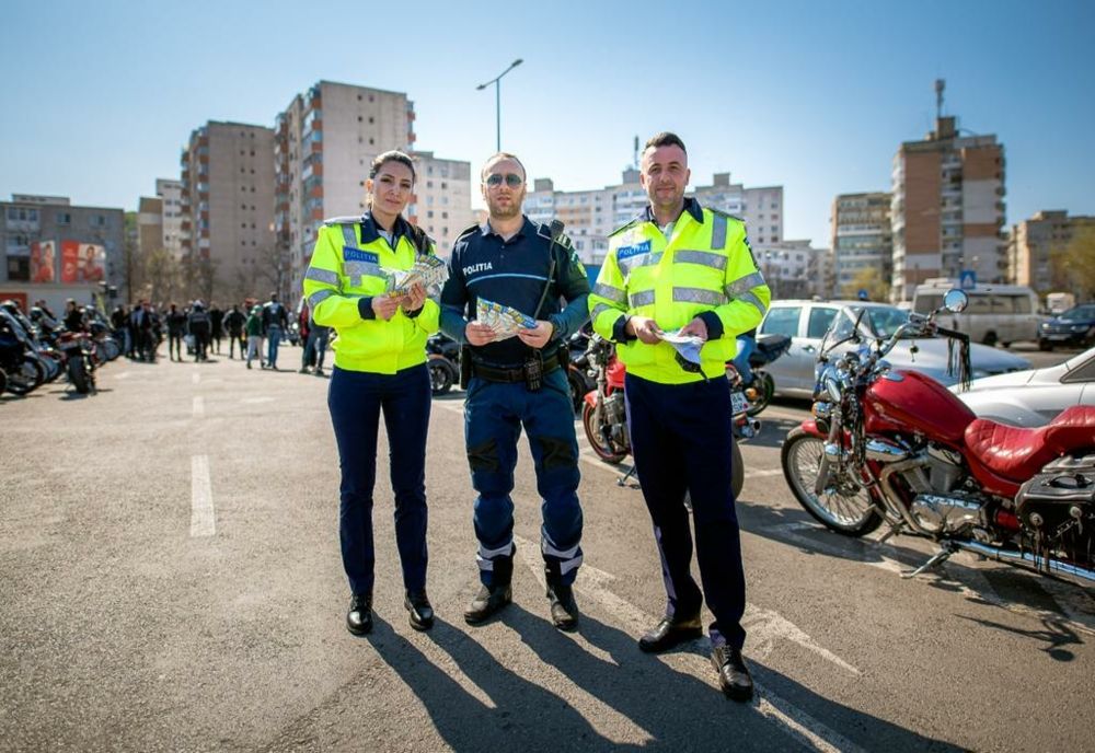 Foto: Acțiune moto a polițiștilor buzoieni