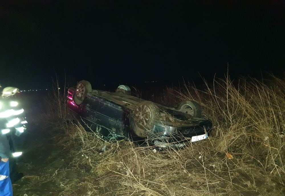 Accident vineri seara pe DN2B, în afara localității Bentu