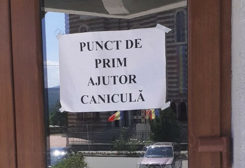Buzău: Nouă centre de prim ajutor pentru persoanele afectate de caniculă