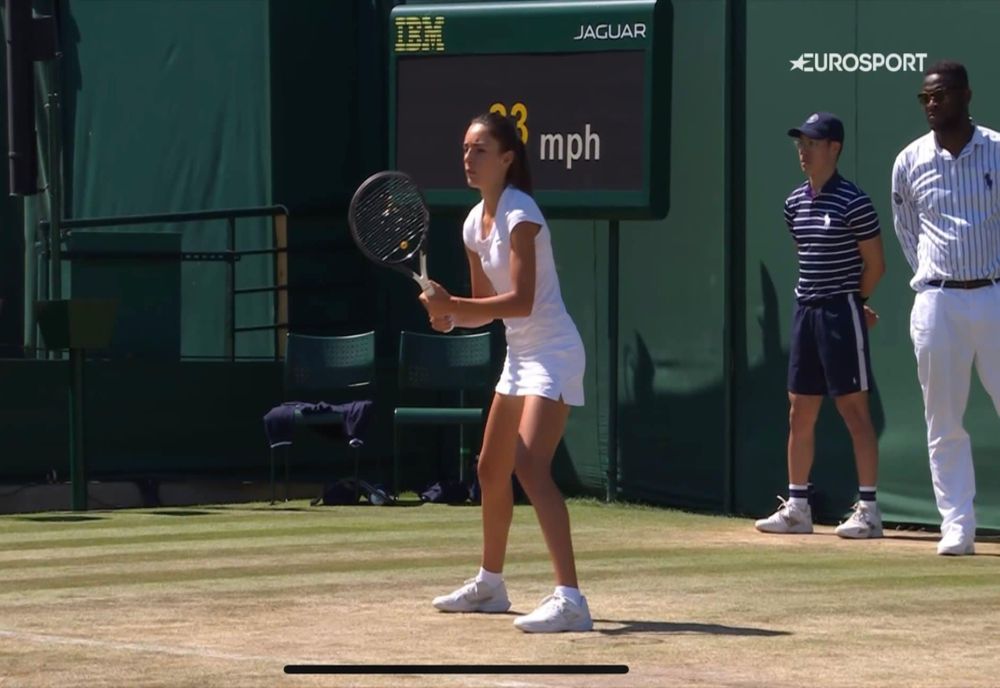Buzoianca Alina Tatu va juca finala U14 turneului de tenis de la Wimbledon cu Diana Andreea Soare, de la CS Medgidia