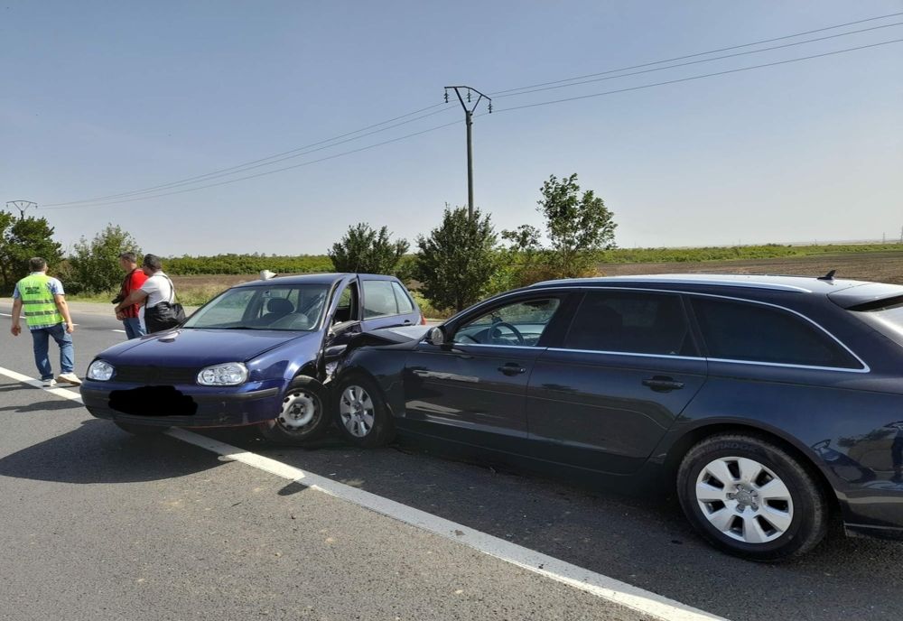 Șofer în vârstă de 87 de ani implicat într-un accident pe DN2E85