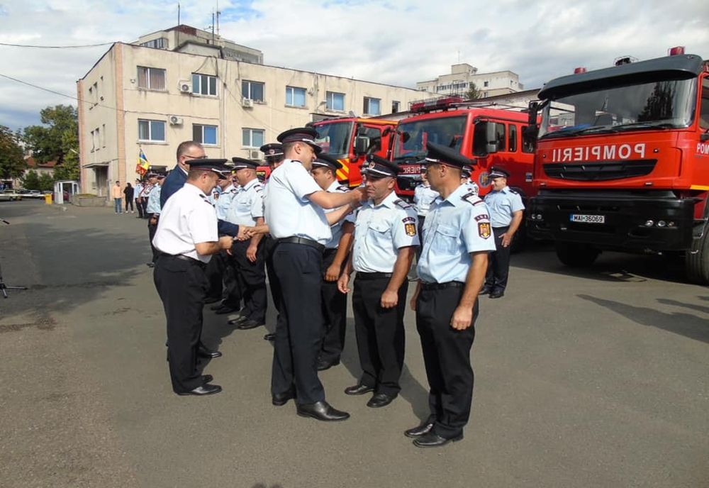 Avansări în grad pentru 48 de cadre de la ISU Buzău