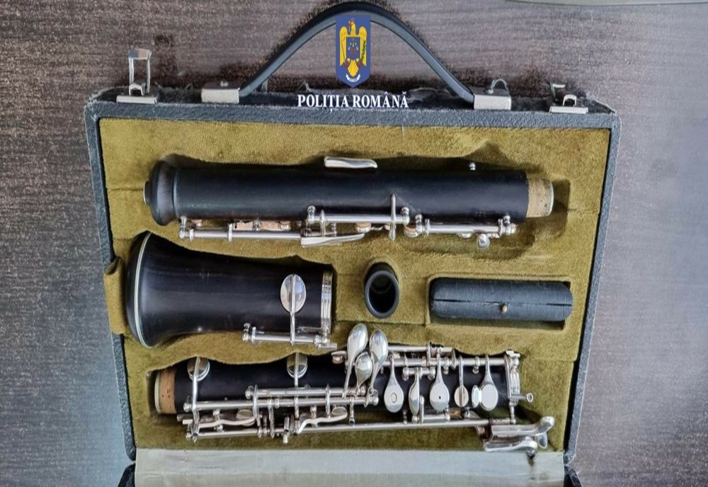 Video: Reţinut de poliţiştii din Buzău pentru furtul unui instrument muzical, din Olanda, estimat la 5000 de euro