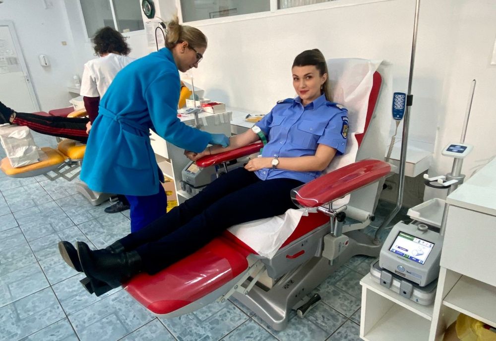 Jandarmii buzoieni au răspuns prezent campaniei umanitare:,,Donează sânge! Salveaza o viață”