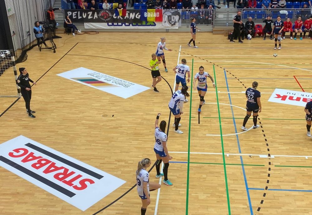 SCM Gloria Buzău a pierdut la 3 goluri diferență manșa tur din turul 3 al Ligii Europene, cu Motherson Mosonmagyarovari KC