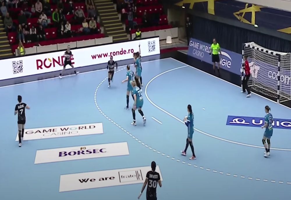 SCM Gloria Buzău învinsă de CSM București la 8 goluri diferență, după ce în minutul 23 echipa din Buzău avea 4 goluri avantaj