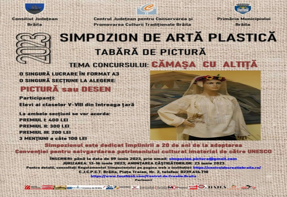 Au început înscrierile la Simpozionul de Artă Plastică- Tabăra de pictură