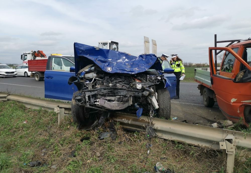 Foto: Grav accident pe Șoseaua Nordului din Buzău