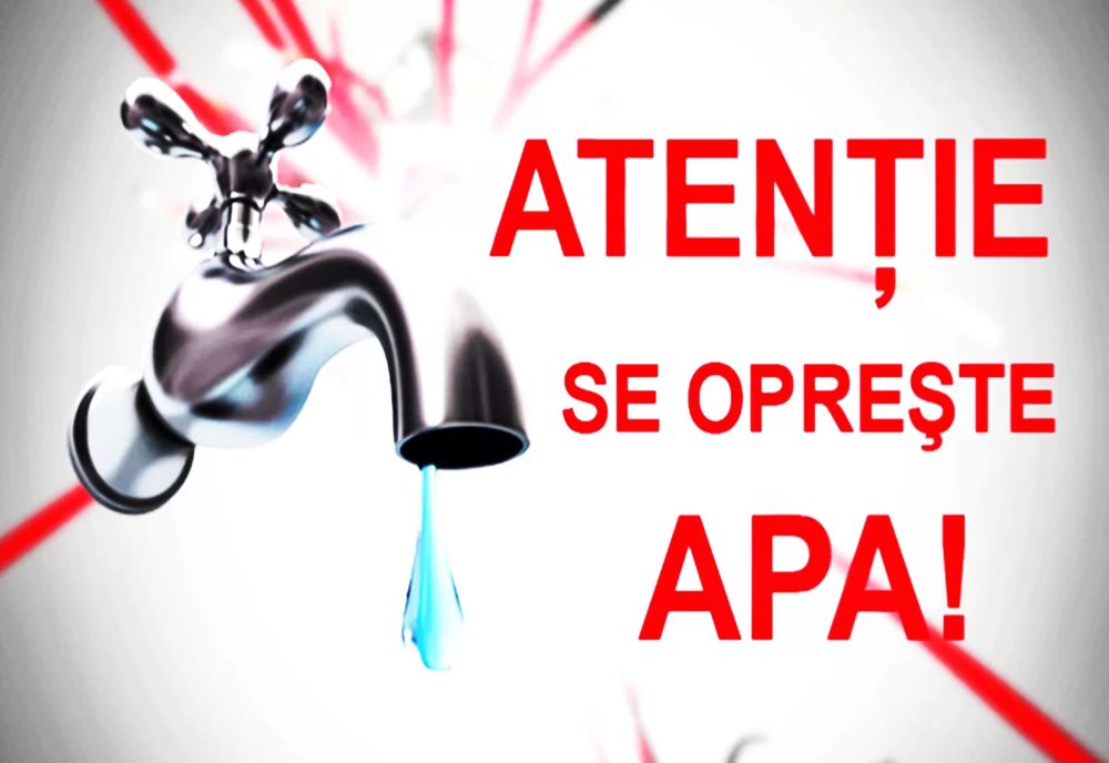 Întreruperea furnizării apei potabile în cartierul Broșteni din județul Buzău