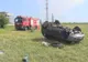 A ajuns la spital, după ce s-a răsturnat cu mașina