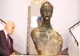 Bustul avocatului Petre Stănescu, realizat de Constantin Brâncuși, reamplasat în Cimitirul Dumbrava