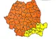 Cod portocaliu de vreme instabilă şi ploi, pentru trei sferturi din țară, printre care și Buzăul