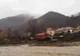 Trei sate au rămas izolate după ce două poduri au fost luate de viitură