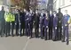 Video: Omagiu pentru doi polițiști buzoieni răniți aseară într-o intervenție la un caz sesizat la 112 de violență domestică