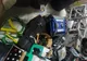 FOTO: Arme de tir sportiv cu aer comprimat, deţinute fără drept, descoperite de poliţiştii buzoieni la efectuarea percheziţiei unui ansamblu de vehicule