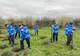 Jandarmii buzoieni împreună cu lucrătorii silvici au plantat mai mulți puieți în zona ”Frasinu”