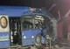 Accident în Buzău, după ce șoferul unui autobuz a intrat într-un stâlp