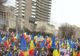 Protest de amploare condus de liderul AUR, George Simion, în centrul Bucurestiului